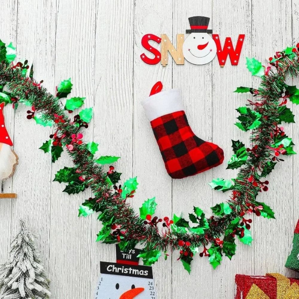 2PCS Reusable 2M Christmas Gar - Tinsel Garland Decoration recension och pris