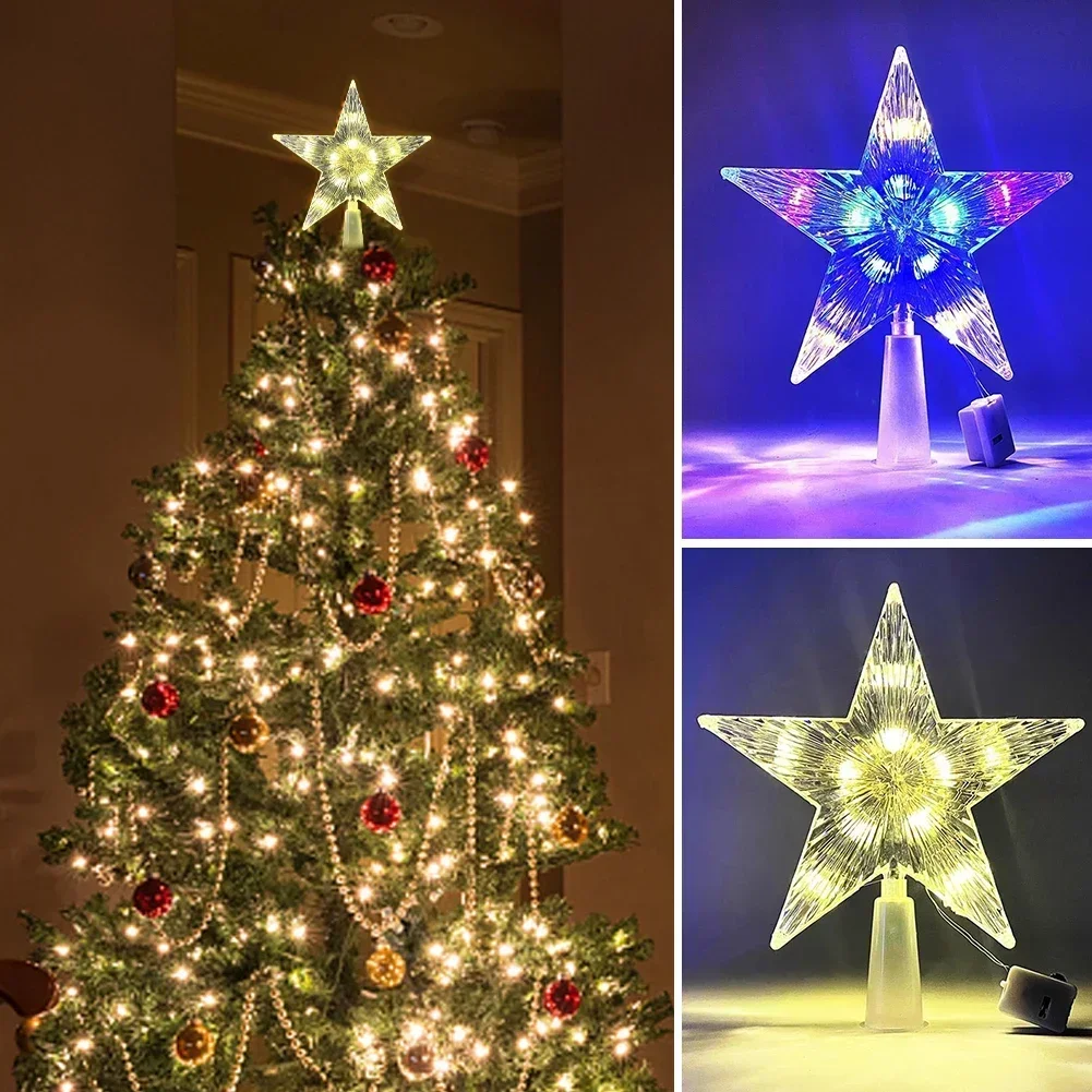 15CM LED Christmas Tree Orname - Star Tree Topper recension och pris