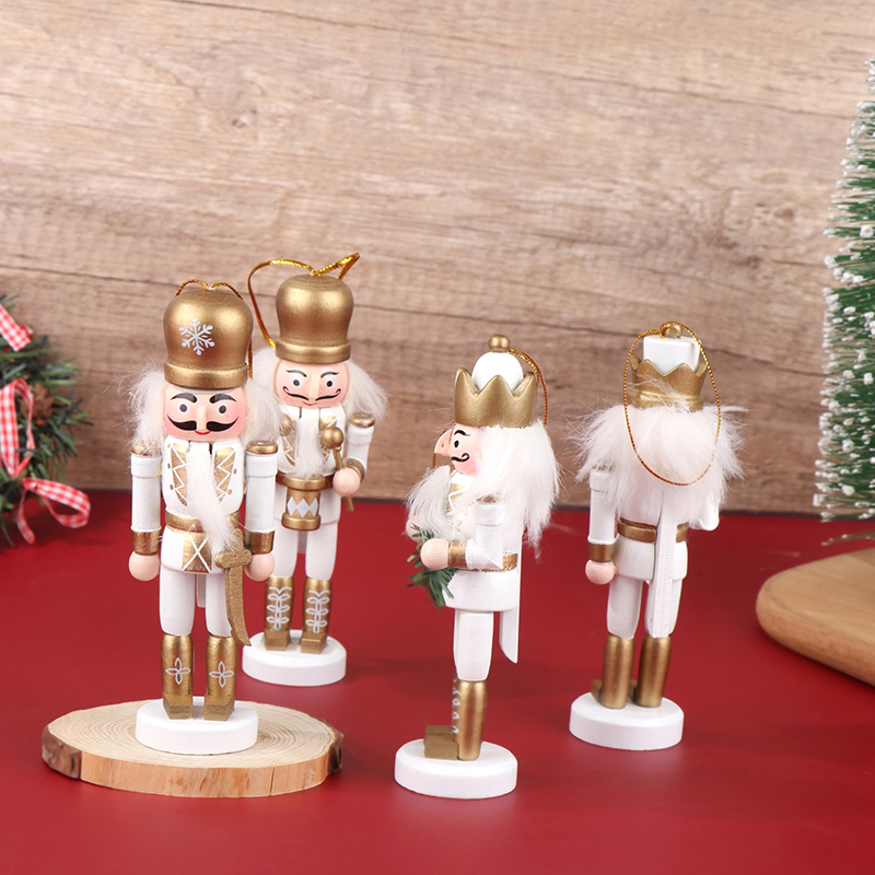 1Pc 12CM Nutcracker Puppet Sol - Nutcracker Figurine recension och pris