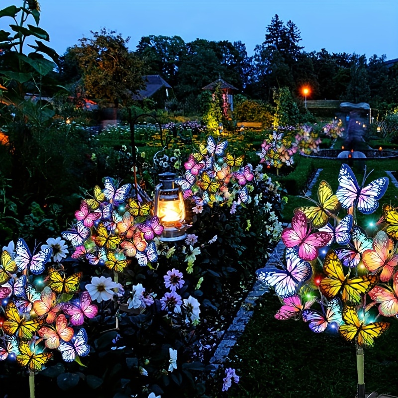Solar LED Butterfly Garden Lig - Christmas Lights Outdoor recension och pris