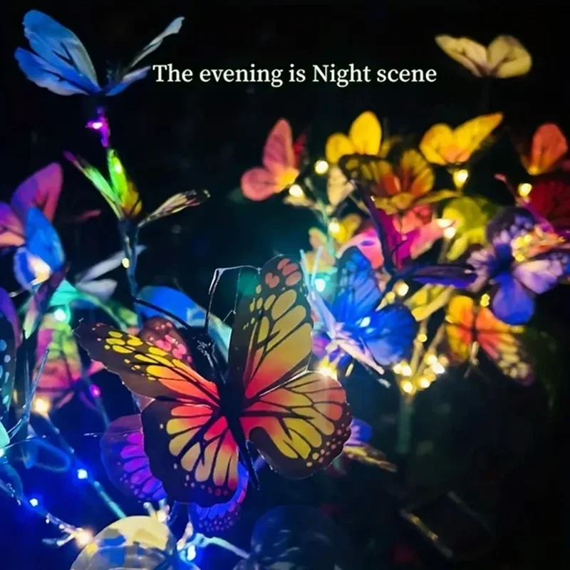 Solar LED Butterfly Garden Lig - Christmas Lights Outdoor recension och pris