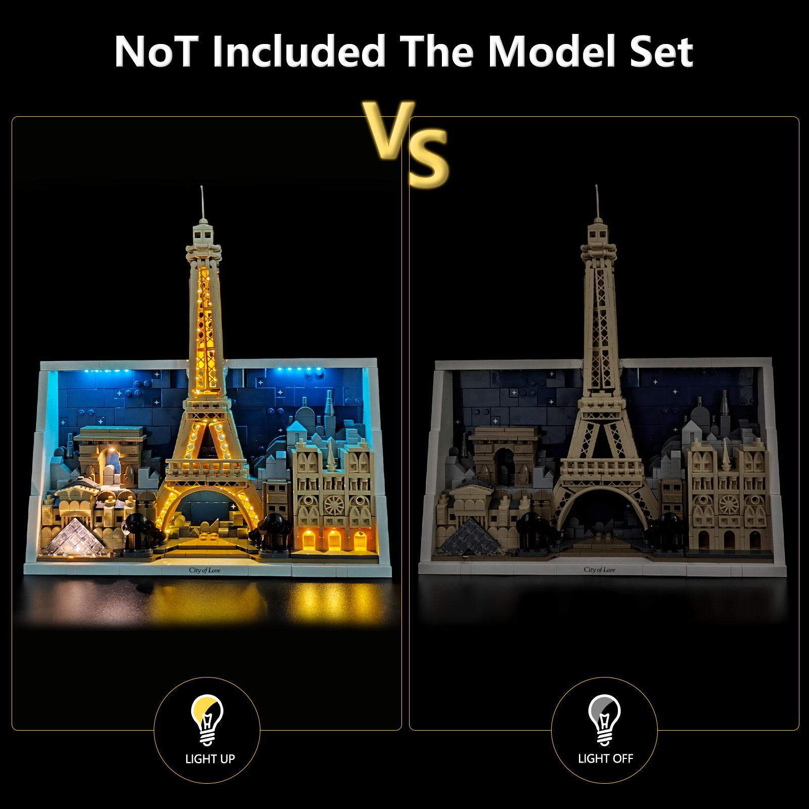 LYBMTWF LED Lighting Kit Compa - Lego Set City recension och pris