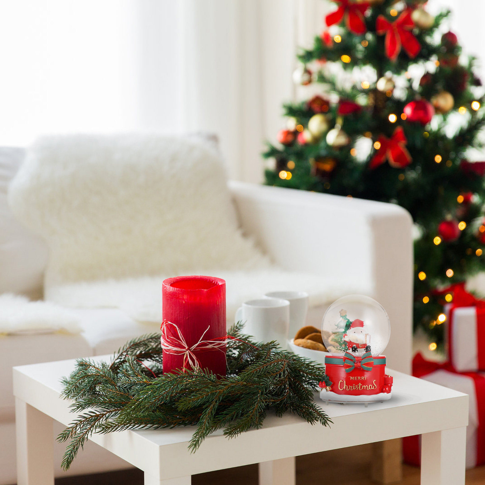 Christmas Santa Claus Crystal  - Snow Globe Musical recension och pris