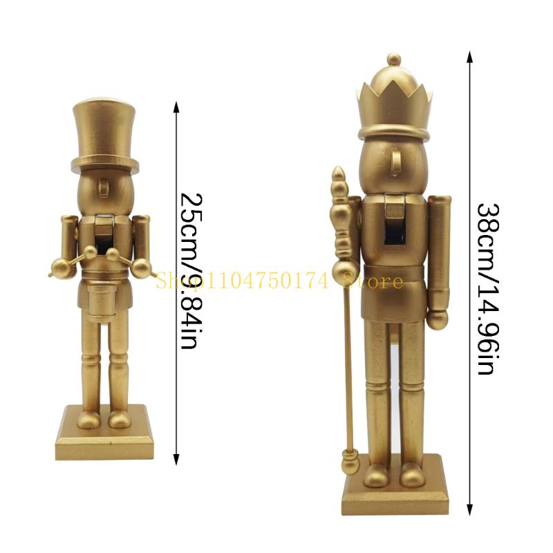 Christmas Mantels Decors, Gold - Nutcracker Figurine recension och pris