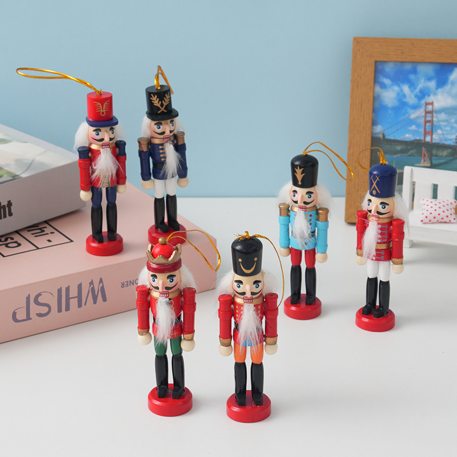 6pcs Christmas Nutcracker Wood - Nutcracker Figurine recension och pris