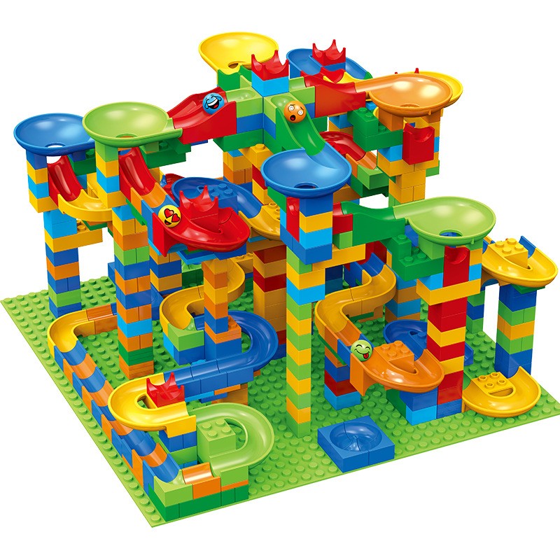 84-504PCS Marble Race Run Bloc - Lego Set Creator recension och pris