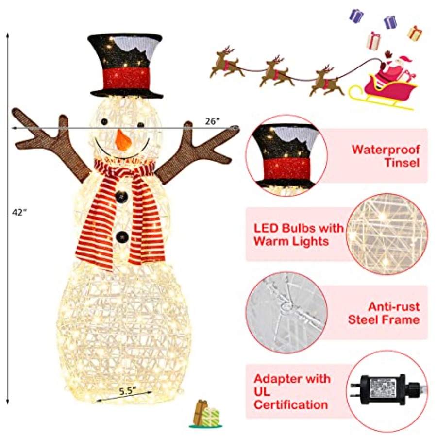 Christmas Outdoor Lighted Snow - Christmas Lights Outdoor recension och pris