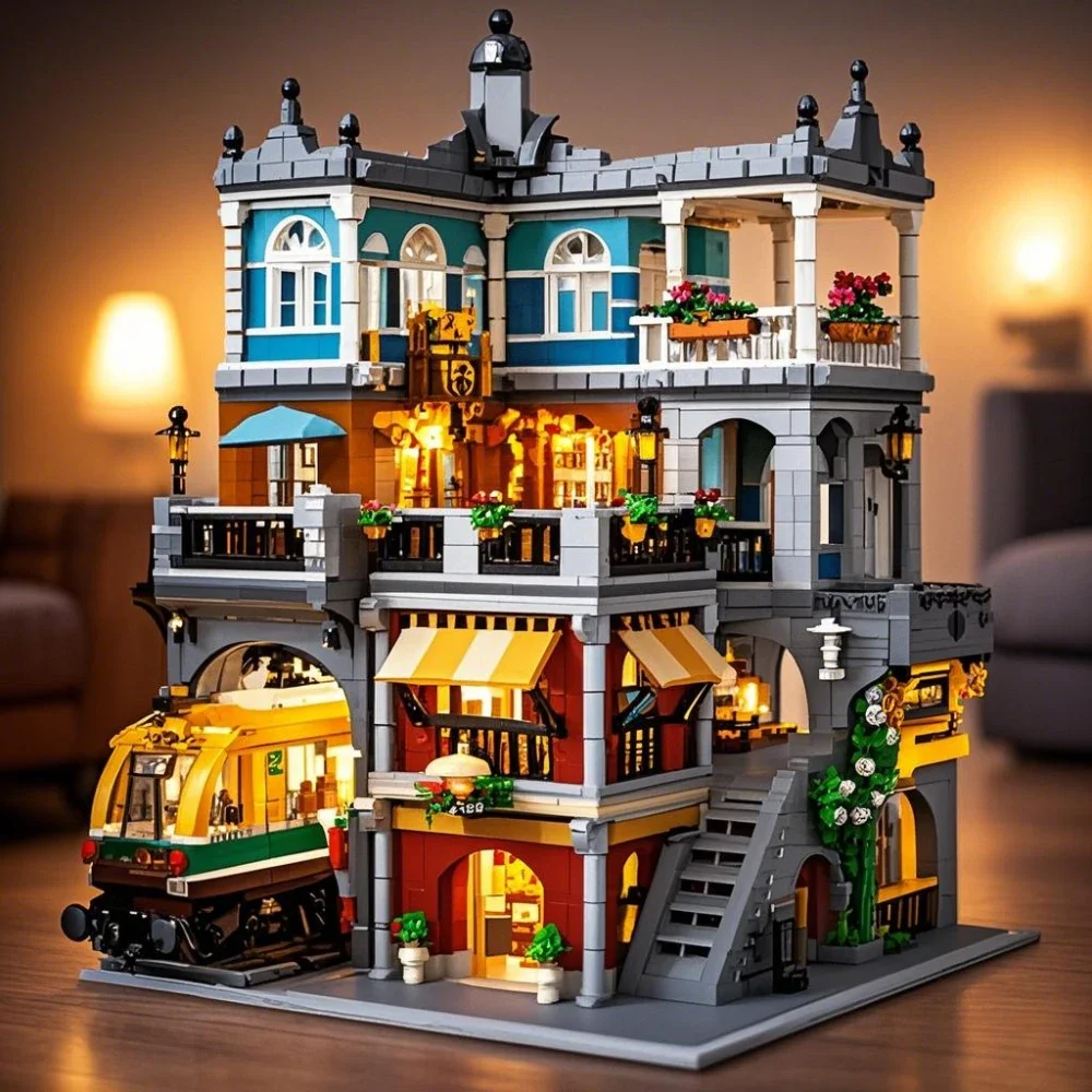 BurgerShop Building Blocks Set - Lego Set City recension och pris