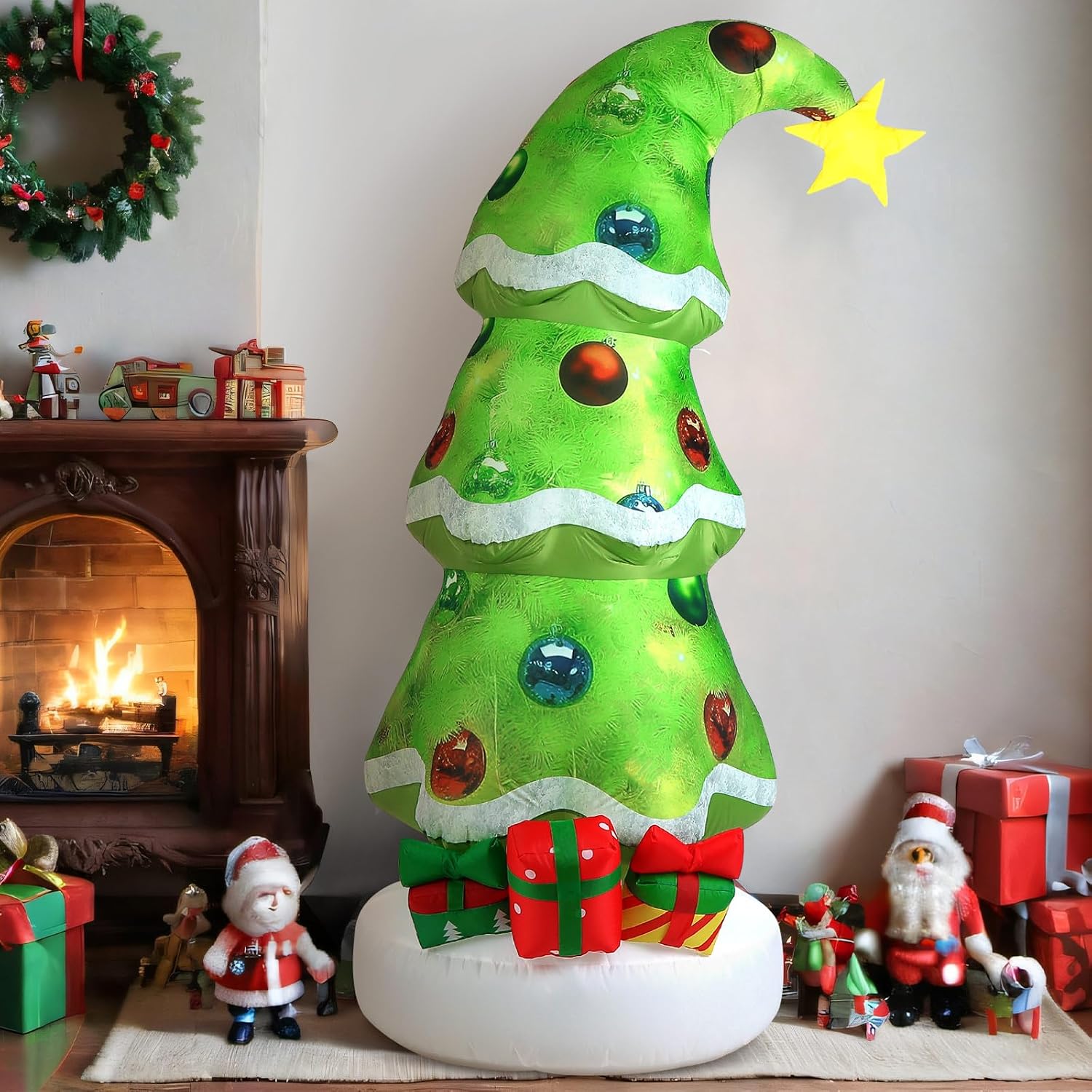 Lime Green 6.9ft Outdoor Infla - Christmas Lights Outdoor recension och pris