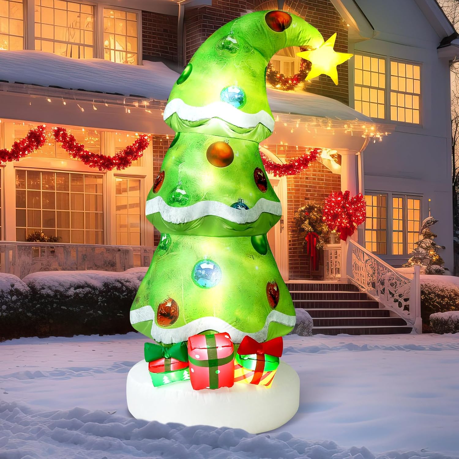 Lime Green 6.9ft Outdoor Infla - Christmas Lights Outdoor recension och pris