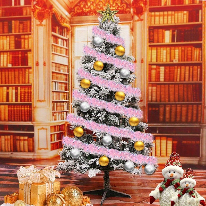 13Ft Pink Christmas Tinsel Gar - Tinsel Garland Decoration recension och pris