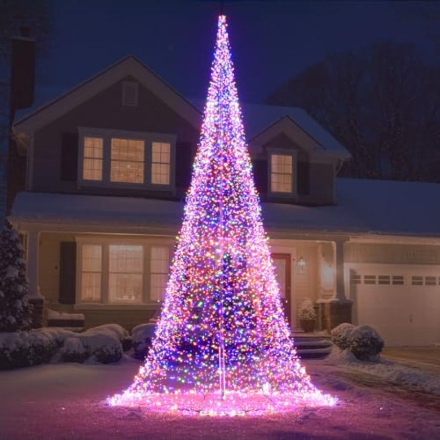 Outdoor Flagpole LED Christmas - Christmas Lights Outdoor recension och pris