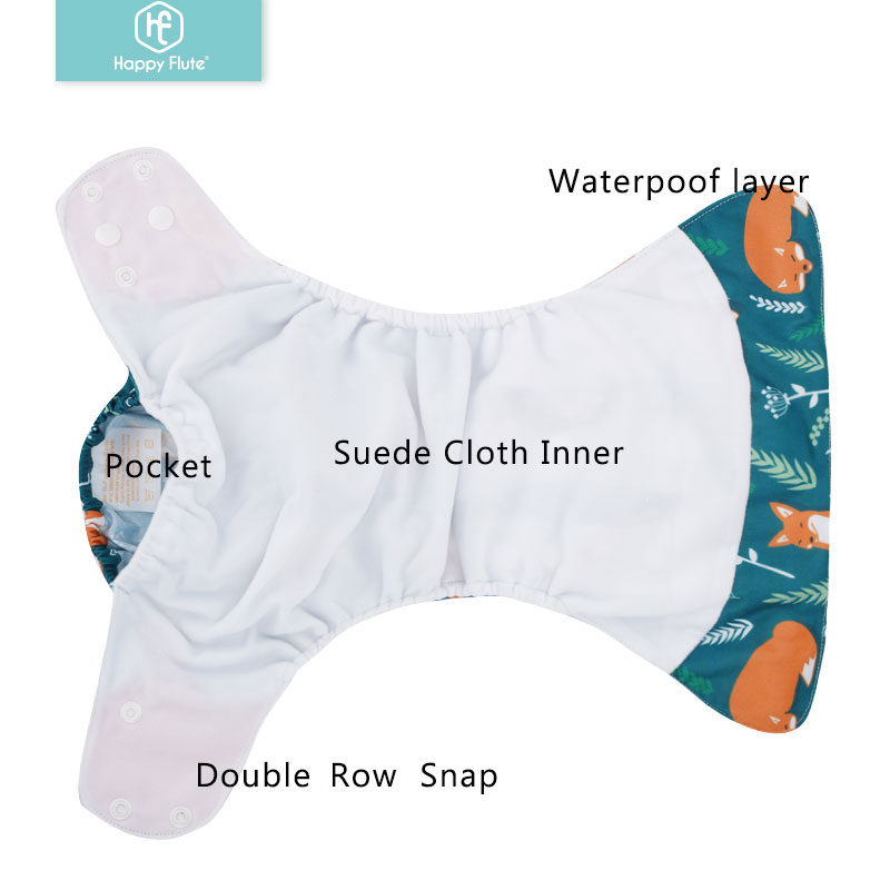 HappyFlute 8 diapers+8 Inserts - Pampers Diaper Premium Care recension och pris