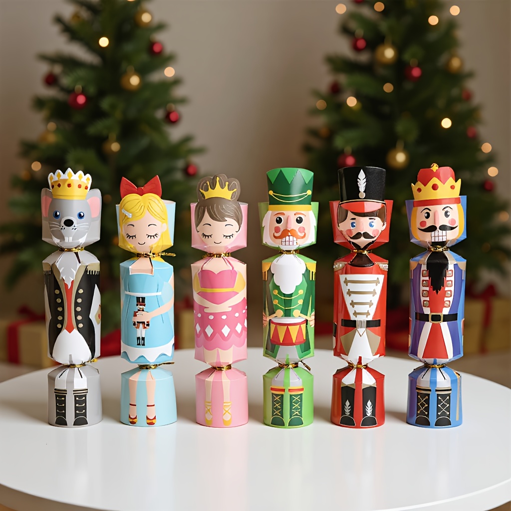 24pcs Christmas Cracker Soldie - Nutcracker Figurine recension och pris